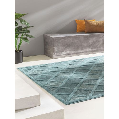 Tapis D'extérieur Et Intérieur Bonte Turquoise 1 200x290 Cm