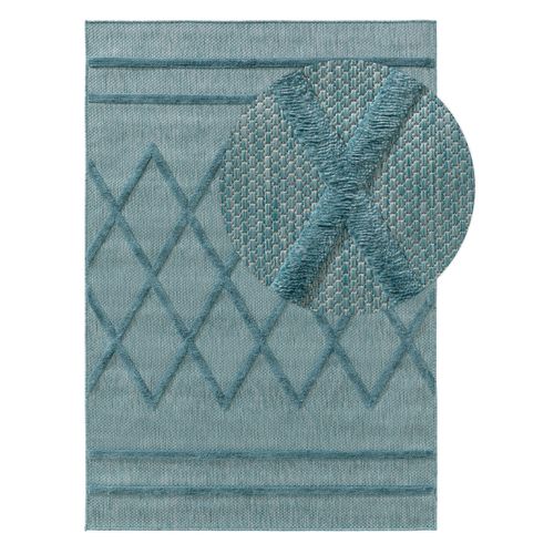 Tapis D'extérieur Et Intérieur Bonte Turquoise 200x290 Cm