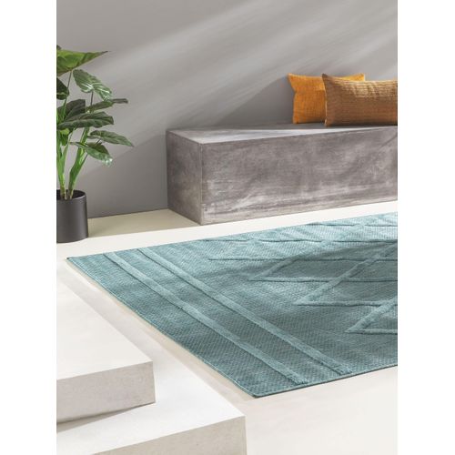 Tapis D'extérieur Et Intérieur Bonte Turquoise 4 240x340 Cm