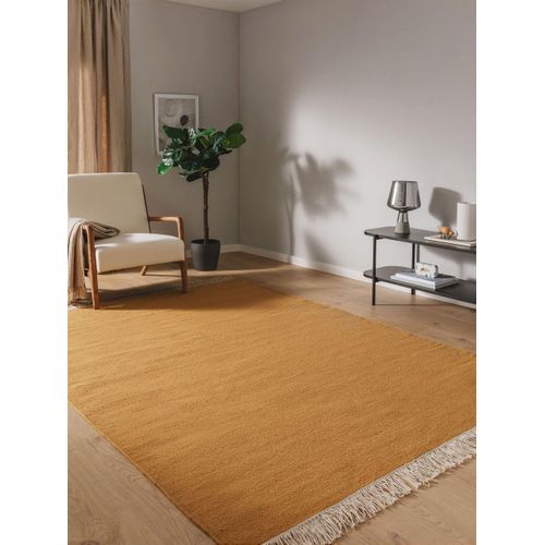 Tapis De Laine Liv Jaune 170x240 Cm