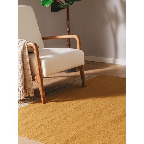 Tapis De Laine Liv Jaune 170x240 Cm