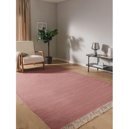 Tapis De Laine Liv Rose 80x150 Cm