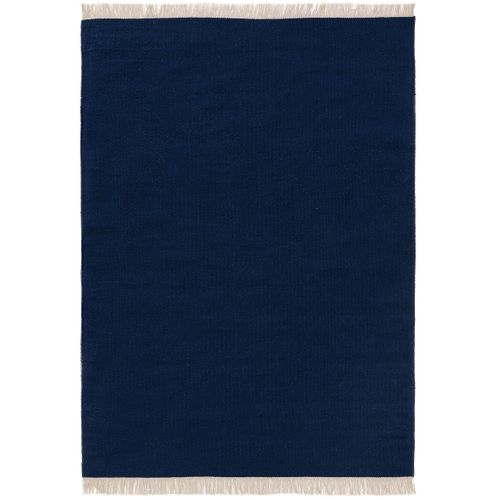 Tapis De Laine Liv Bleu Foncé 140x200 Cm