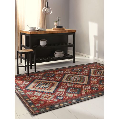 Tapis D'extérieur Et Intérieur Mirena Rouge 120x170 Cm