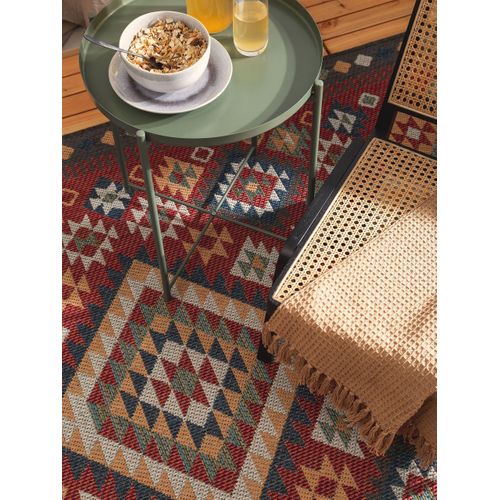 Tapis D'extérieur Et Intérieur Mirena Rouge 120x170 Cm