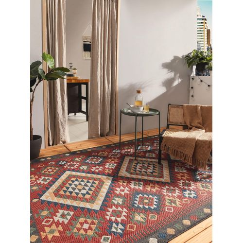 Tapis D'extérieur Et Intérieur Mirena Rouge 160x230 Cm