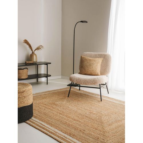 Tapis De Jute Jutta Blanc 120x170 Cm