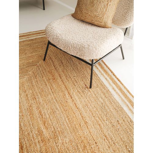 Tapis De Jute Jutta Blanc 120x170 Cm