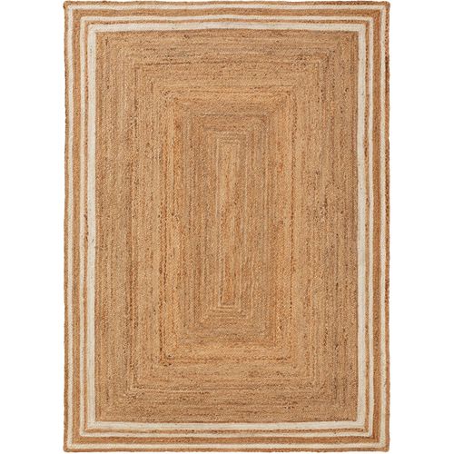 Tapis De Jute Jutta Blanc 120x170 Cm