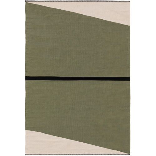 Tapis En Coton Lenny Vert 60x100 Cm