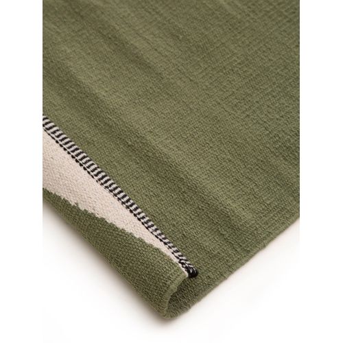Tapis En Coton Lenny Vert 60x100 Cm