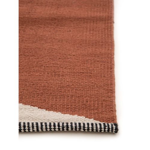 Tapis En Coton Lenny Terracotta 70x200 Cm