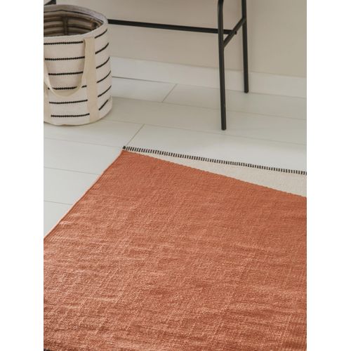 Tapis En Coton Lenny Terracotta 70x200 Cm