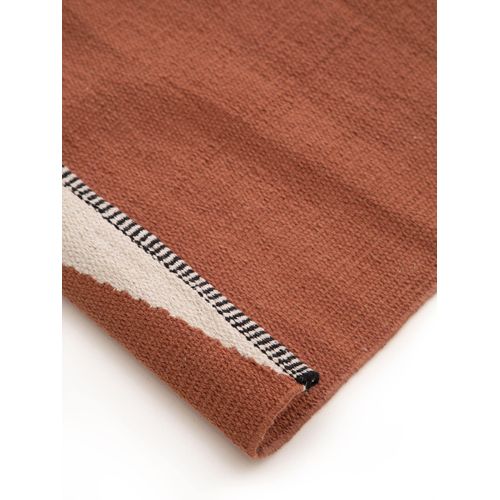 Tapis En Coton Lenny Terracotta 70x200 Cm