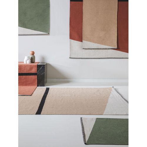 Tapis En Coton Lenny Terracotta 70x200 Cm