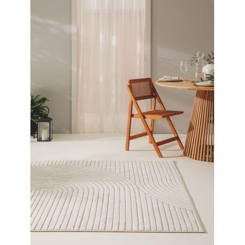 Tapis D'extérieur Et Intérieur Mars Crème 2 120x170 Cm