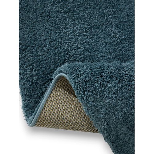 Tapis à Poils Longs Soda Bleu Foncé 200x290 Cm