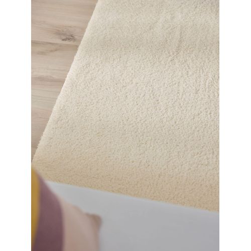 Tapis à Poils Longs Soda Blanc 140x200 Cm