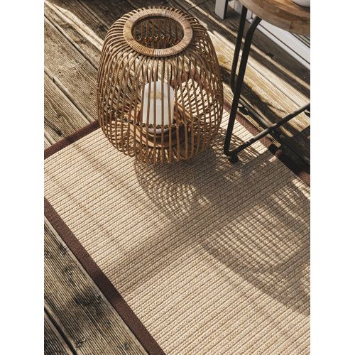 Tapis De Couloir Extérieur Et Intérieur Nandi Beige 70x200 Cm