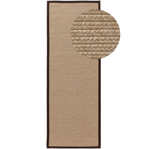 Tapis De Couloir Extérieur Et Intérieur Nandi Beige 70x200 Cm