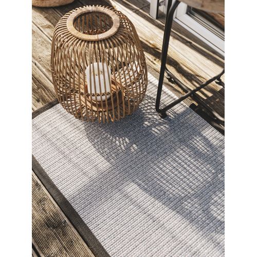 Tapis De Couloir Extérieur Et Intérieur Nandi Gris 70x200 Cm