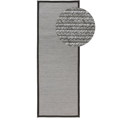 Tapis De Couloir Extérieur Et Intérieur Nandi Gris 70x200 Cm