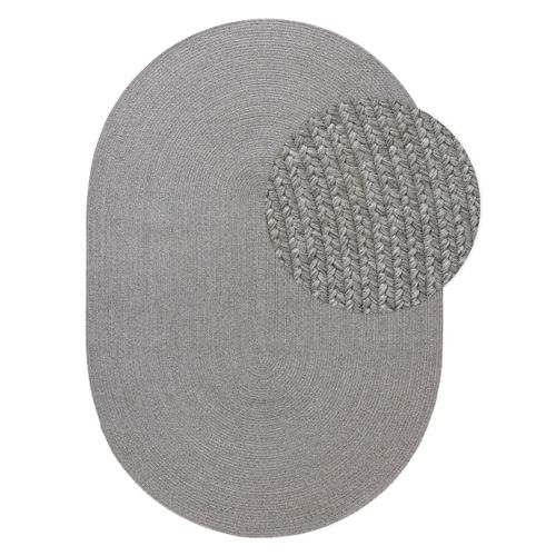 Tapis D'extérieur Et Intérieur Nandi Gris 160x230 Cm