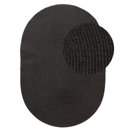 Tapis D'extérieur Et Intérieur Nandi Noir 120x170 Cm