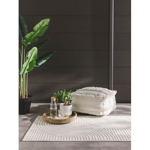 Tapis De Couloir Extérieur Et Intérieur Mars Crème 2 80x240 Cm