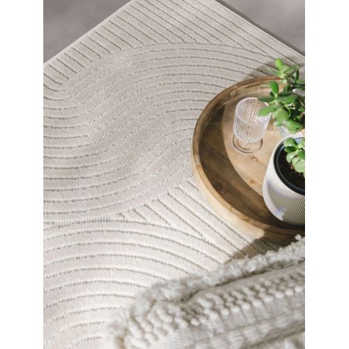 Tapis De Couloir Extérieur Et Intérieur Mars Crème 2 80x240 Cm