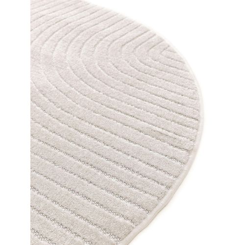 Tapis D'extérieur Et Intérieur Rond Mars Crème 2 160 Cm Rond