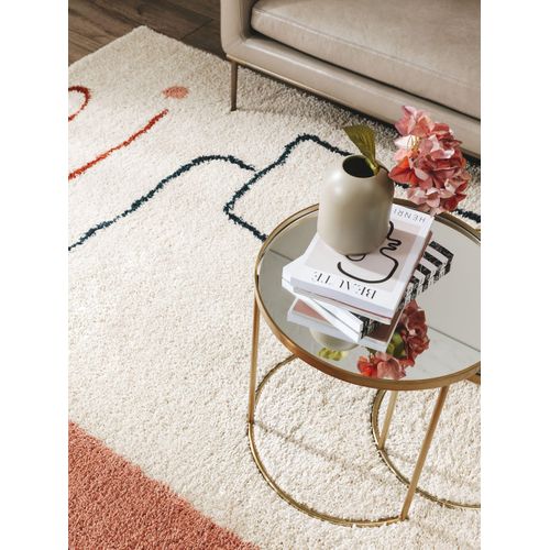 Tapis à Poils Longs Louise Multicouleur 140x200 Cm