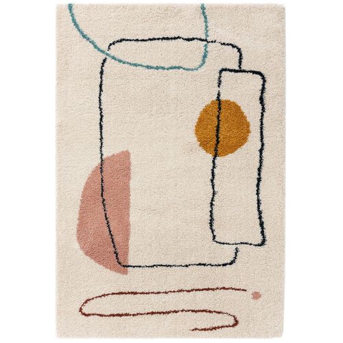 Tapis à Poils Longs Louise Multicouleur 140x200 Cm