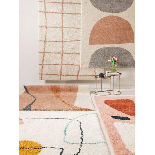 Tapis à Poils Longs Louise Multicouleur 140x200 Cm