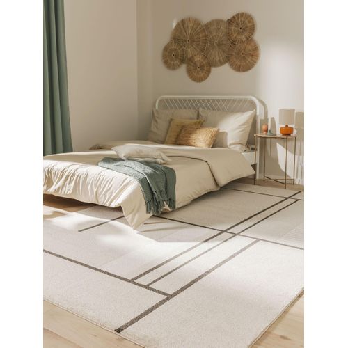 Tapis Ida Crème/anthracite 80x150 Cm