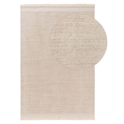 Tapis Fabriqué à Partir De Matériaux Recyclés Jade Crème 120x170 Cm