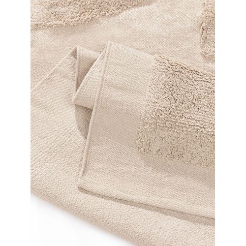 Tapis En Coton Isla Beige 120x170 Cm