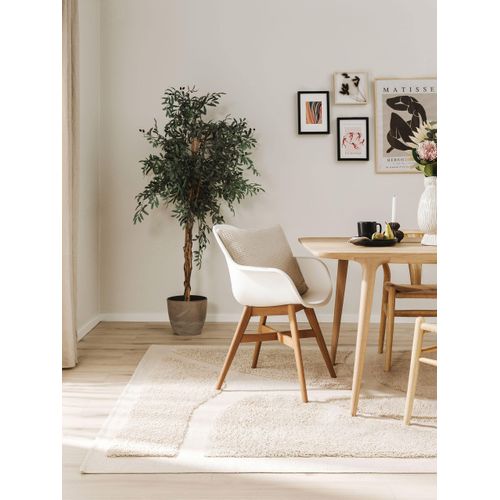 Tapis En Coton Isla Beige 120x170 Cm