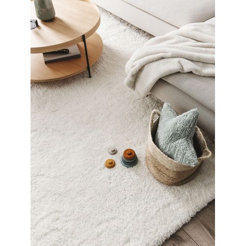 Tapis à Poils Longs Cloudy Crème 80x150 Cm