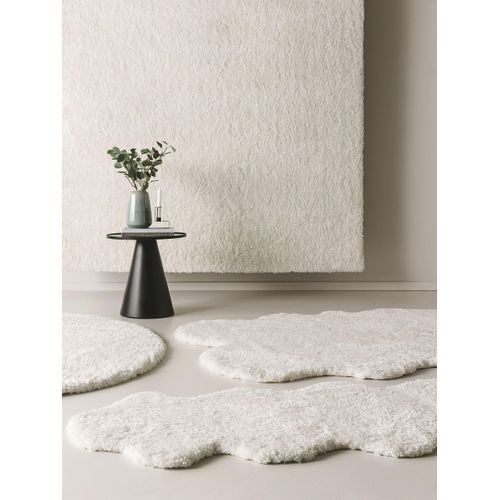 Tapis à Poils Longs Cloudy Crème 80x150 Cm