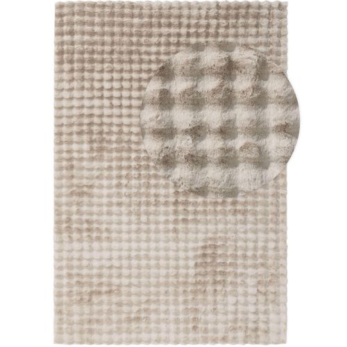 Tapis De Fourrure Dave Beige 80x150 Cm