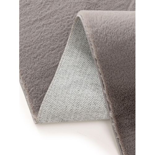 Tapis En Fausse Fourrure Furry Gris 200x290 Cm