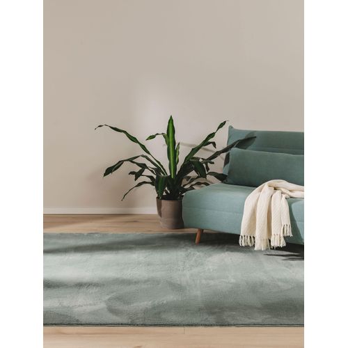 Tapis En Fausse Fourrure Furry Vert 120x170 Cm