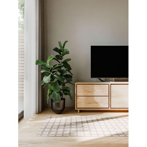 Tapis D'extérieur Et Intérieur Kaleo Crème/beige 80x300 Cm