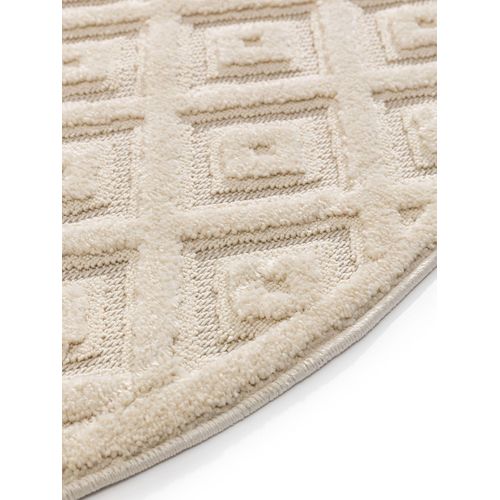 Tapis Leo Crème 160 Cm Rond