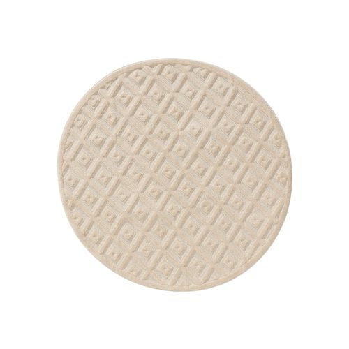 Tapis Leo Crème 200 Cm Rond