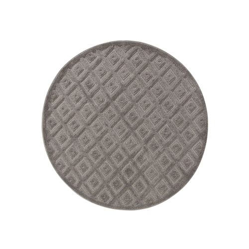 Tapis Leo Gris Clair 200 Cm Rond