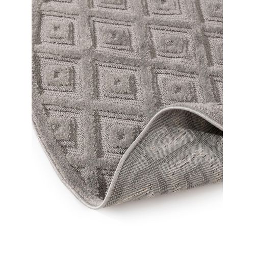 Tapis Leo Gris Clair 200 Cm Rond