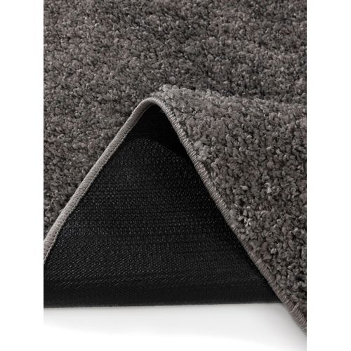 Tapis à Poils Longs Soho Gris 160 Cm Rond