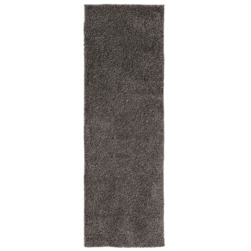Tapis à Poils Longs Soho Gris 70x200 Cm